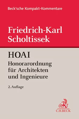 Abbildung von Scholtissek | HOAI - Kommentar | 2. Auflage | 2014 | beck-shop.de