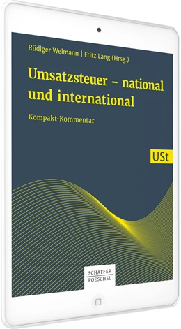 Abbildung von Umsatz­steuer - national und inter­na­tional • Online | | | beck-shop.de