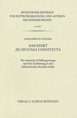 Abbildung von Platschek, Johannes | Münchener Beiträge zur Papyrusforschung Heft 106 | 1. Auflage | 2013 | Heft 106 | beck-shop.de