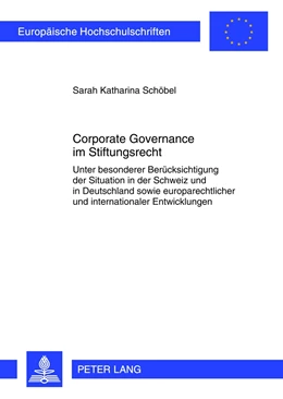 Abbildung von Schöbel | Corporate Governance im Stiftungsrecht | 1. Auflage | 2012 | 5349 | beck-shop.de