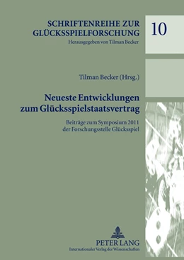 Abbildung von Becker | Neueste Entwicklungen zum Glücksspielstaatsvertrag | 1. Auflage | 2012 | 10 | beck-shop.de