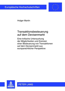 Abbildung von Martin | Transaktionsbesteuerung auf dem Devisenmarkt | 1. Auflage | 2012 | 5372 | beck-shop.de
