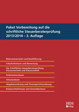 Abbildung von Maus / Radeisen | Paket Vorbereitung auf die schriftliche Steuerberaterprüfung 2013/2014 | 3. Auflage | 2012 | beck-shop.de