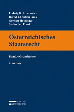 Abbildung von Adamovich / Funk | Österreichisches Staatsrecht | 2. Auflage | 2015 | beck-shop.de