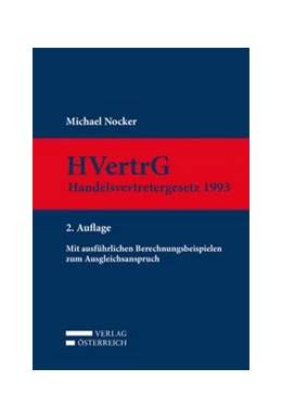 Abbildung von Nocker | Kommentar zum Handelsvertretergesetz 1993 (HVertrG 1993) | 2. Auflage | 2012 | beck-shop.de