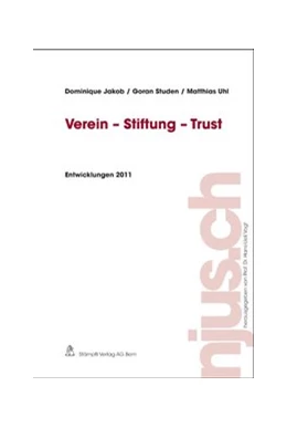 Abbildung von Jakob / Studen | Verein - Stiftung - Trust | 1. Auflage | 2012 | beck-shop.de