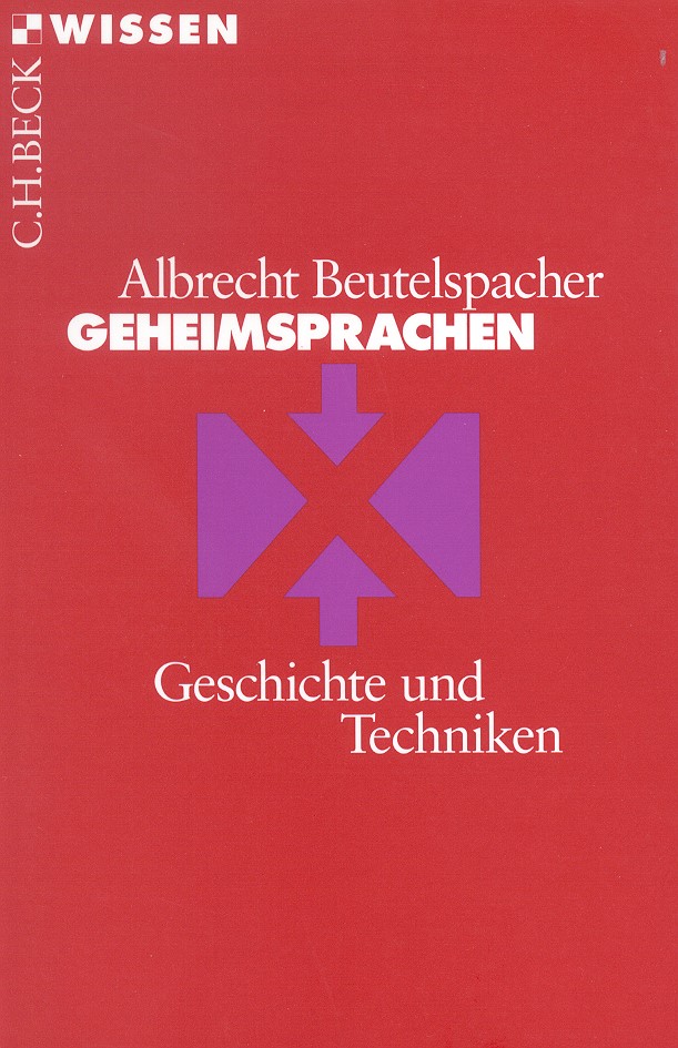 Cover: Beutelspacher, Albrecht, Geheimsprachen