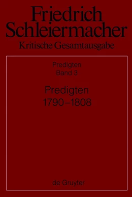 Abbildung von Meckenstock | Predigten 1790-1808 | 1. Auflage | 2013 | beck-shop.de