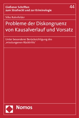 Abbildung von Rohnfelder | Probleme der Diskongruenz von Kausalverlauf und Vorsatz | 1. Auflage | 2012 | 44 | beck-shop.de