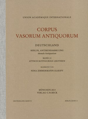 Cover: Nina Zimmermann-Elseify, Corpus Vasorum Antiquorum Deutschland Bd. 93:  Berlin Band 13