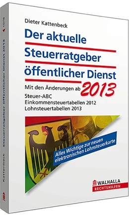 Abbildung von Kattenbeck | Der aktuelle Steuerratgeber öffentlicher Dienst 2013 | 1. Auflage | 2013 | beck-shop.de