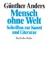 Cover: Anders, Günther, Mensch ohne Welt