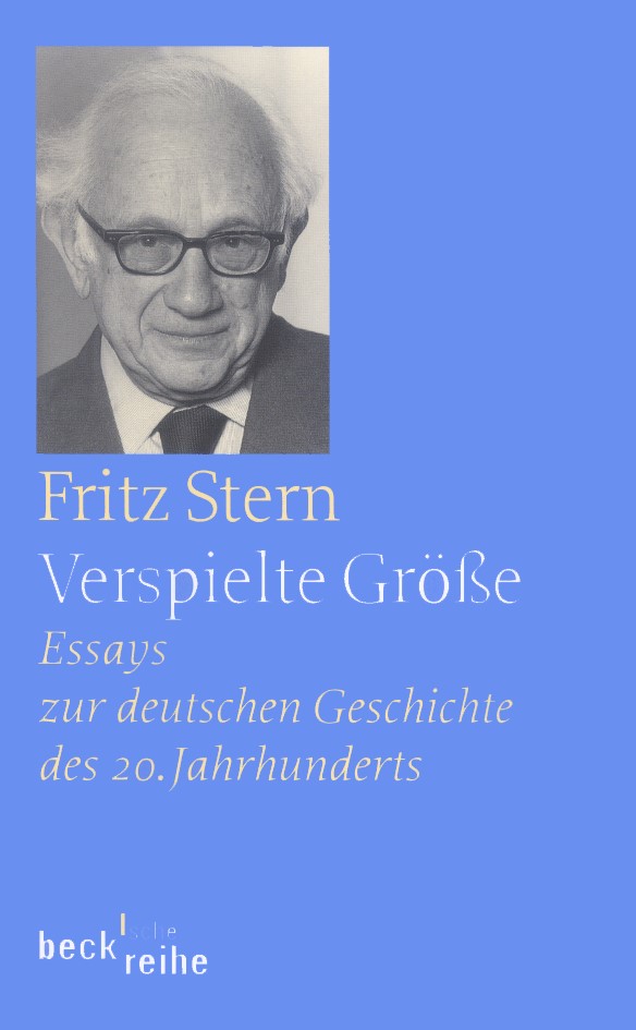 Cover: Stern, Fritz, Verspielte Größe