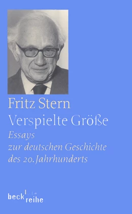 Abbildung von Stern, Fritz | Verspielte Größe | 3. Auflage | 2005 | 1246 | beck-shop.de