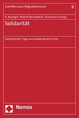 Abbildung von Barwig / Beichel-Benedetti | Solidarität | 1. Auflage | 2013 | 9 | beck-shop.de