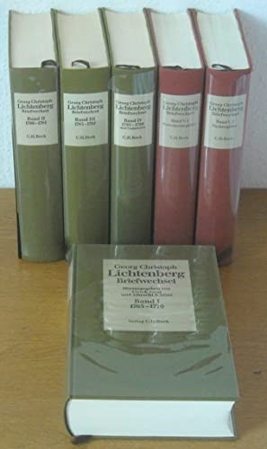 Cover: Lichtenberg, Georg Christoph, Lichtenberg, Briefwechsel