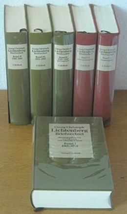 Cover: Lichtenberg, Georg Christoph, Lichtenberg, Briefwechsel