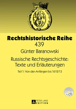 Abbildung von Baranowski | Russische Rechtsgeschichte: Texte und Erläuterungen | 1. Auflage | 2012 | 439 | beck-shop.de