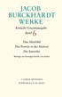 Cover: Burckhardt, Jacob, Das Altarbild - Das Porträt in der Malerei - Die Sammler