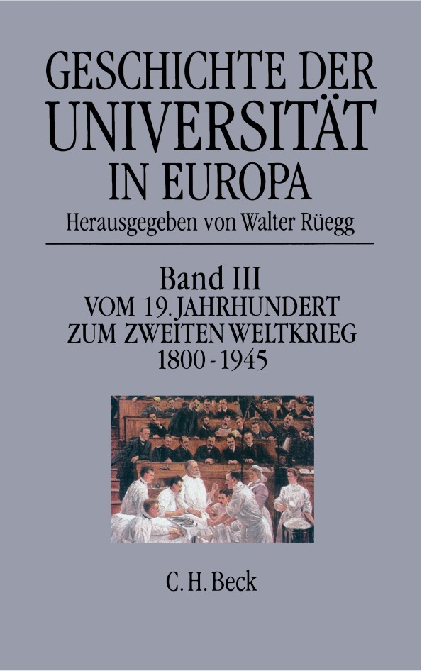 Cover: Rüegg, Walter, Vom 19. Jahrhundert zum Zweiten Weltkrieg (1800-1945)