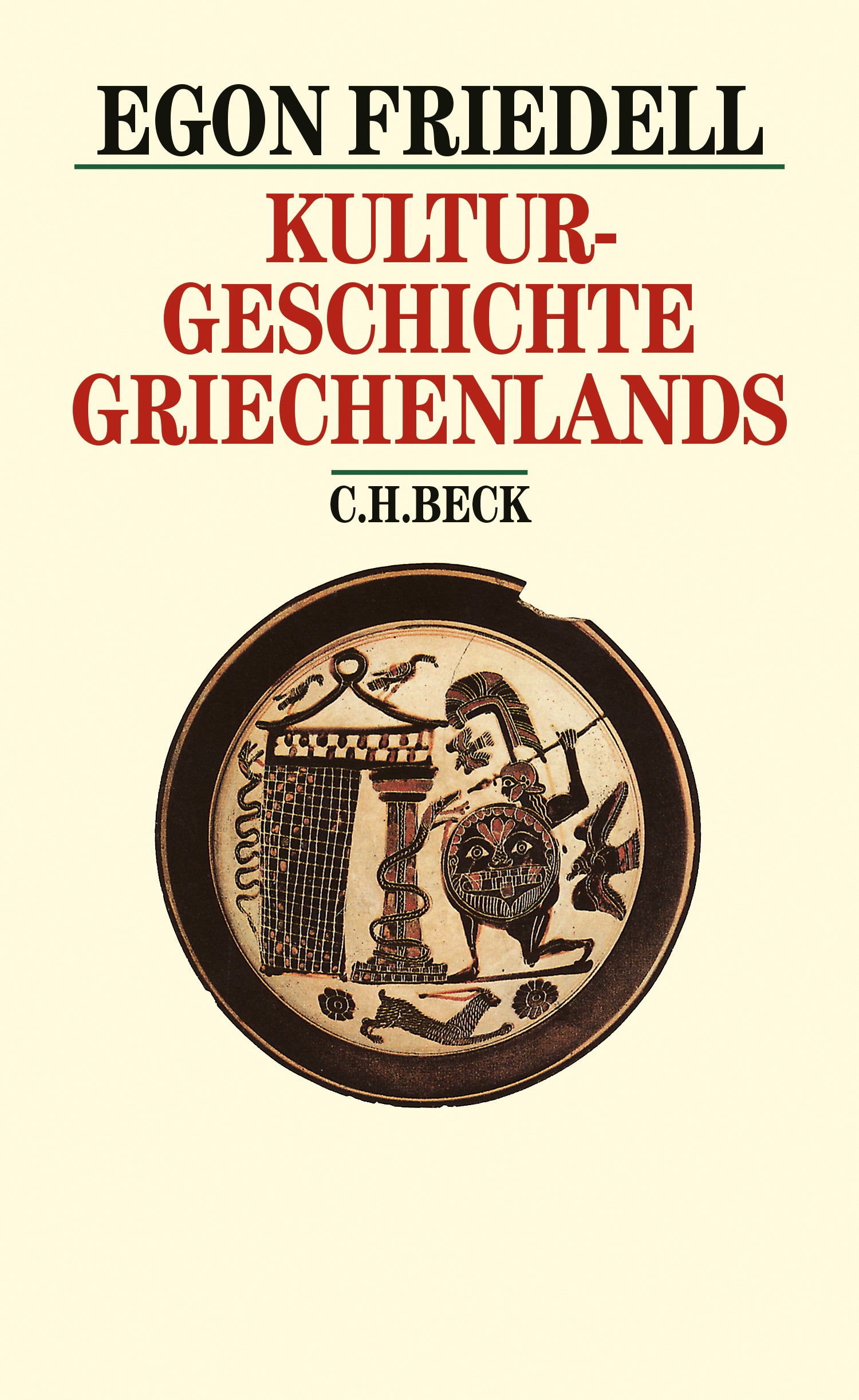 Cover: Friedell, Egon, Kulturgeschichte Griechenlands
