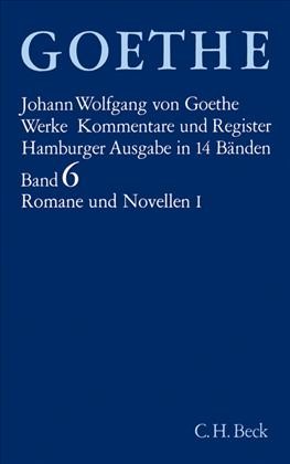 Cover:, Romane und Novellen I