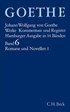 Cover: Goethe, Johann Wolfgang von, Romane und Novellen I