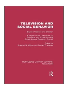 Abbildung von Withey / Abeles | Television and Social Behavior | 1. Auflage | 2013 | beck-shop.de