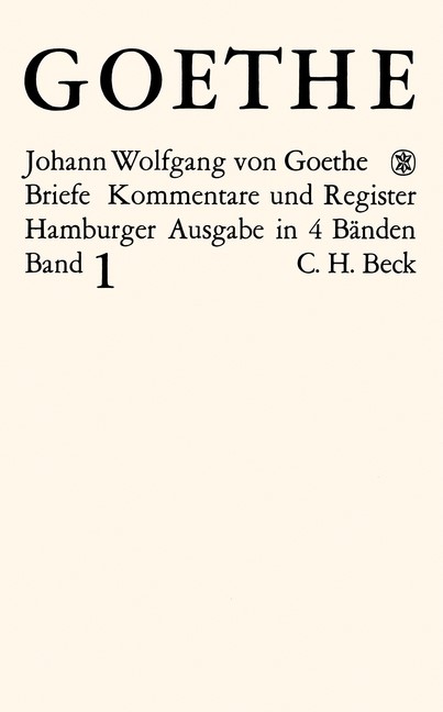 Cover: Goethe, Johann Wolfgang von, Briefe der Jahre 1764-1786