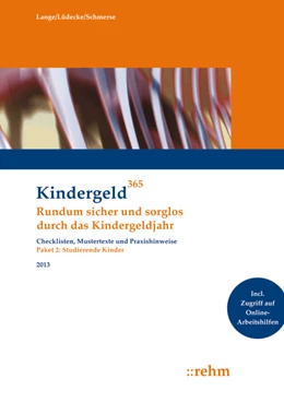Abbildung von Lange / Lüdecke | Studierende Kinder 2013 | 2. Auflage | 2013 | beck-shop.de