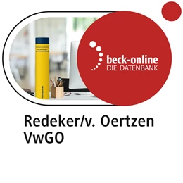 Abbildung von beck-online. Redeker/von Oertzen, Verwaltungsgerichtsordnung | 1. Auflage | | beck-shop.de