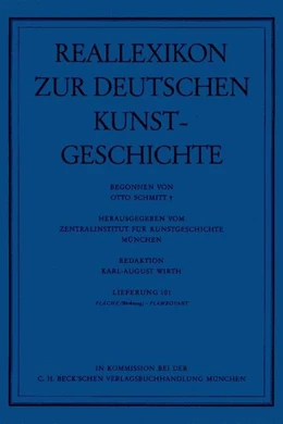 Abbildung von Schmitt, Otto | Reallexikon zur Deutschen Kunstgeschichte Bd. 2: Bauer - Buchmalerei | 1. Auflage | 1983 | Band 2 | beck-shop.de