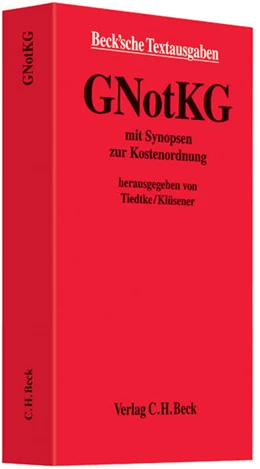Abbildung von GNotKG | 1. Auflage | 2013 | beck-shop.de