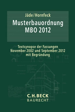Abbildung von Jäde / Hornfeck | Musterbauordnung (MBO 2012) | 2. Auflage | 2013 | beck-shop.de