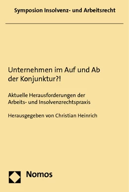 Abbildung von Heinrich | Unternehmen im Auf und Ab der Konjunktur?! | 1. Auflage | 2013 | beck-shop.de