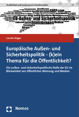 Abbildung von Rüger | Europäische Außen- und Sicherheitspolitik-(k)ein Thema für die Öffentlichkeit? | 1. Auflage | 2013 | 5 | beck-shop.de