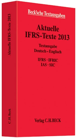 Abbildung von Aktuelle IFRS-Texte 2013 | 1. Auflage | 2013 | beck-shop.de