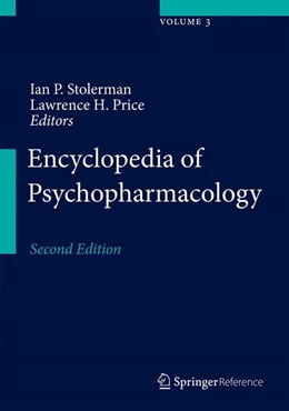 Abbildung von Stolerman | Encyclopedia of Psychopharmacology | 2. Auflage | 2015 | beck-shop.de