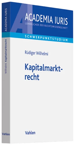 Abbildung von Wilhelmi | Kapitalmarktrecht | 1. Auflage | 2024 | beck-shop.de