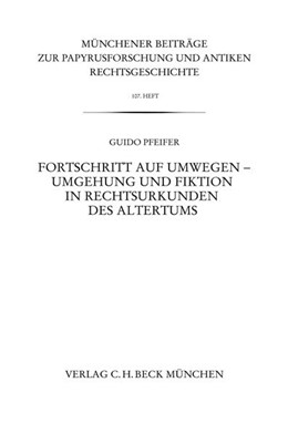 Cover: Pfeifer, Guido, Münchener Beiträge zur Papyrusforschung Heft 107