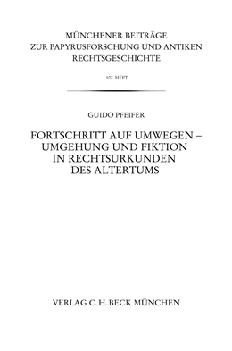 Abbildung von Pfeifer, Guido | Münchener Beiträge zur Papyrusforschung Heft 107 | 1. Auflage | 2013 | beck-shop.de