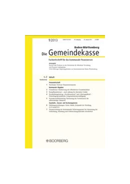 Abbildung von Die Gemeindekasse Baden-Württemberg | 64. Auflage | 2024 | beck-shop.de