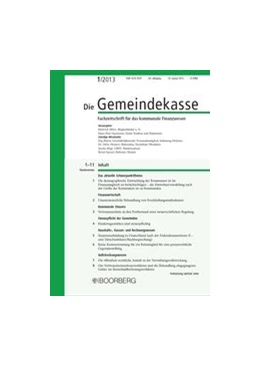 Abbildung von Die Gemeindekasse • Hessen, Niedersachsen, Nordrhein-Westfalen, Schleswig-Holstein | 69. Auflage | 2024 | beck-shop.de