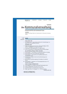 Abbildung von Die Kommunalverwaltung Sachsen | 29. Auflage | 2024 | beck-shop.de