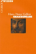 Cover: Gelfert, Hans-Dieter, Shakespeare