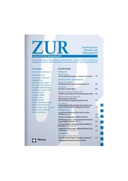 Abbildung von Zeitschrift für Umweltrecht - ZUR | 29. Auflage | 2024 | beck-shop.de