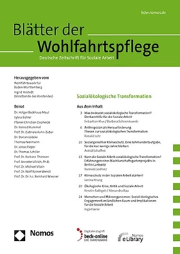 Abbildung von Blätter der Wohlfahrtspflege • BdW | 165. Auflage | 2024 | beck-shop.de