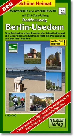 Abbildung von Radwander- und Wanderkarte Radweg Berlin-Usedom 1:50000 | 1. Auflage | 2013 | beck-shop.de