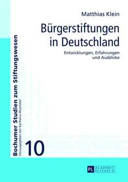 Abbildung von Klein | Bürgerstiftungen in Deutschland | 1. Auflage | 2013 | 10 | beck-shop.de