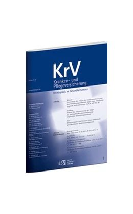 Abbildung von KrV • Kranken- und Pflegeversicherung | 70. Auflage | 2024 | beck-shop.de
